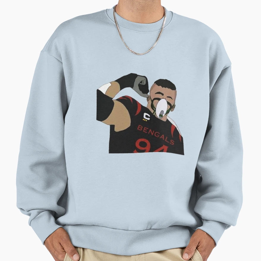 Sam Hubbard 99 Yard Touchdown Sweatshirt - Fun Novelty Design for Adults - T-Shirt, Sweatshirt, Hoodie