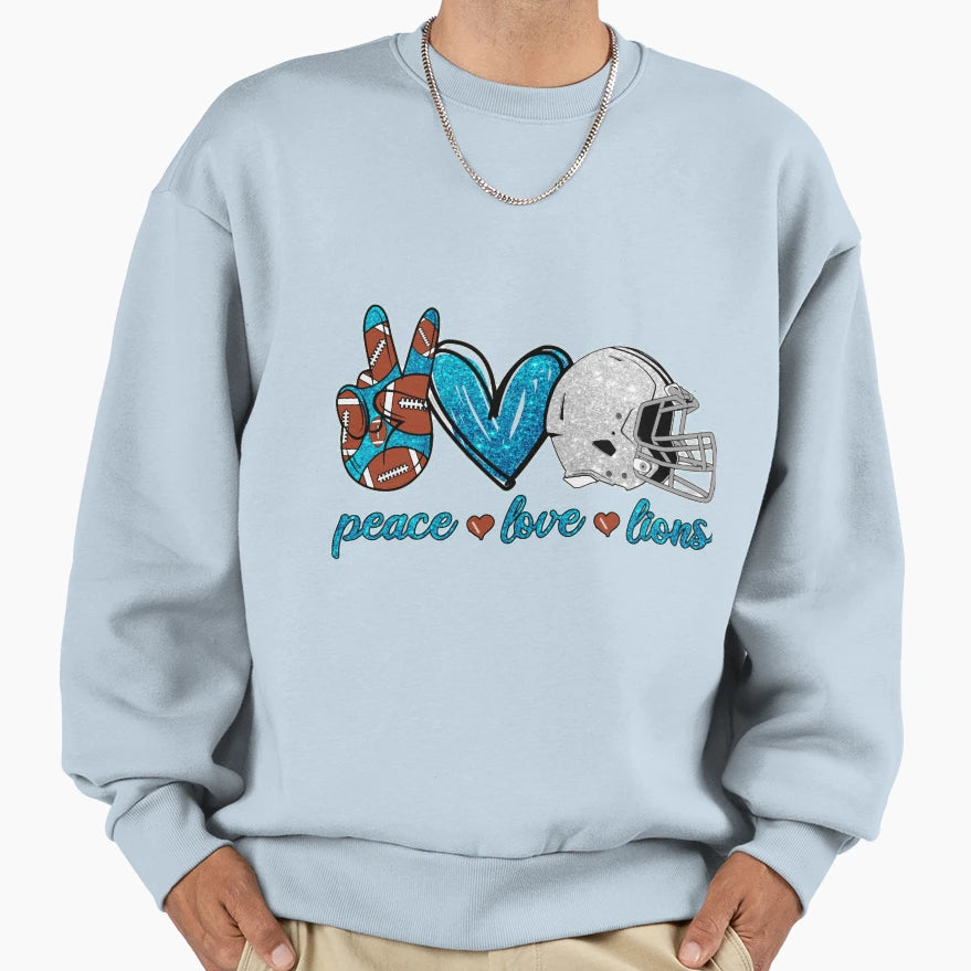 Football Detroit Lions Sweatshirt - Novelty Apparel for Adults - T-Shirt, Sweatshirt, Hoodie