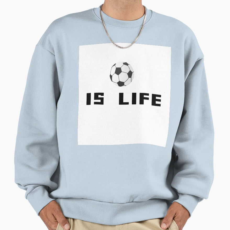 Soccer Is Life Football Lover Gift T-Shirt - Aesthetic Graphic for Adults - T-Shirt, Sweatshirt, Hoodie