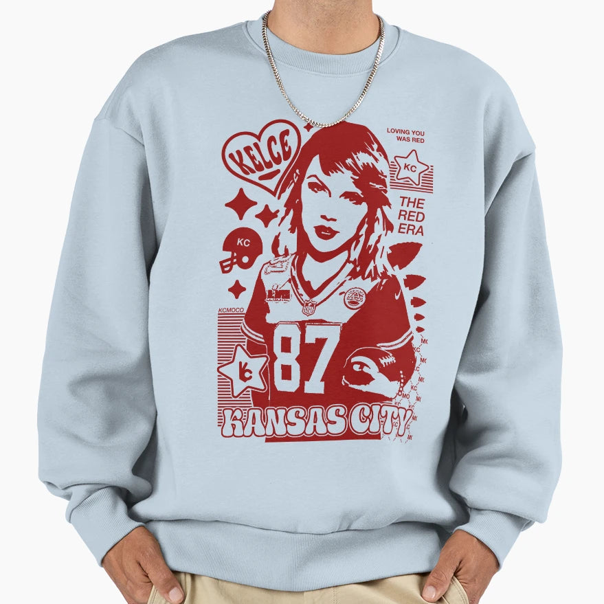 Kc Football Sweatshirt - Casual Everyday Wear Men Women - T-Shirt, Sweatshirt, Hoodie