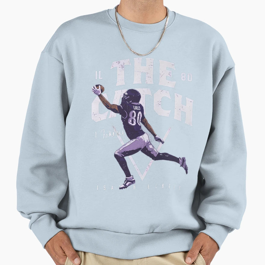 Isaiah Likely Baltimore Sweatshirt - Minimalist Print for Adults - T-Shirt, Sweatshirt, Hoodie