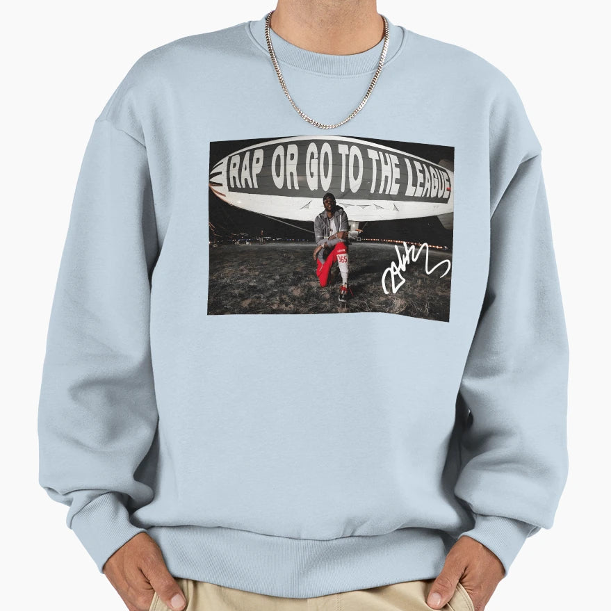 Rap Or Go To League Album Sweatshirt - Novelty Apparel Men Women - T-Shirt, Sweatshirt, Hoodie