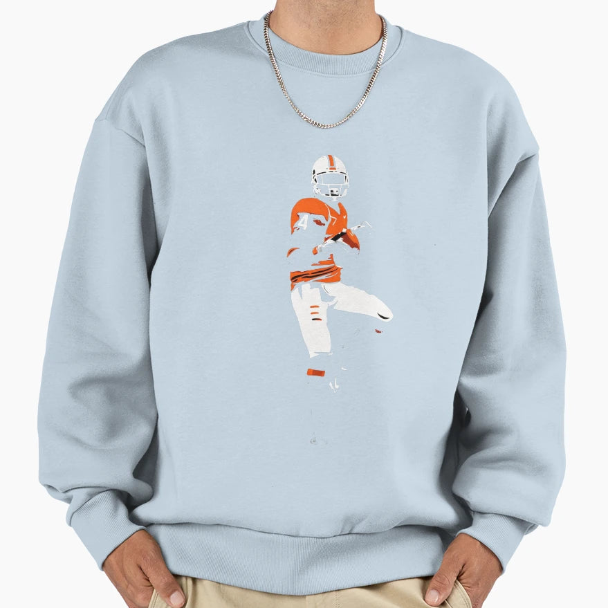 Devin Hester Miami Hurricanes 4 Sweatshirt - Trendy Graphic Unisex - T-Shirt, Sweatshirt, Hoodie