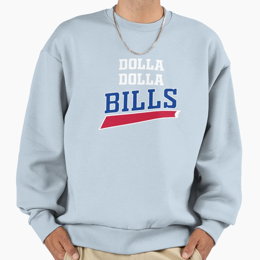 Funny Dolla Dolla Bills Sweatshirt - Graphic Print Unisex - T-Shirt, Sweatshirt, Hoodie