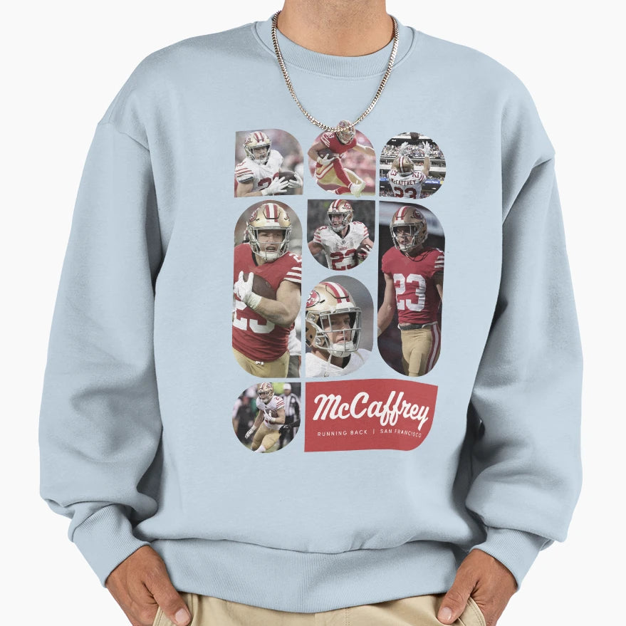 Mccaffrey Sweatshirt - Casual Everyday Wear for Adults - T-Shirt, Sweatshirt, Hoodie