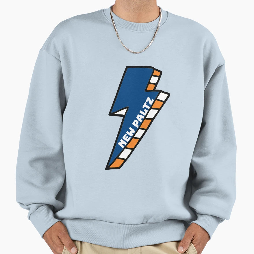 Suny New Paltz Lightning Bolt Sweatshirt - Unique Graphic Men Women - T-Shirt, Sweatshirt, Hoodie