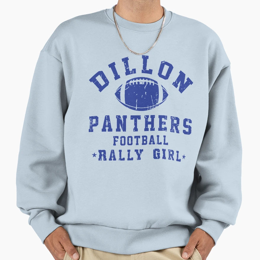 Dillon Panthers Football Rally Sweatshirt - Aesthetic Graphic Men Women - T-Shirt, Sweatshirt, Hoodie