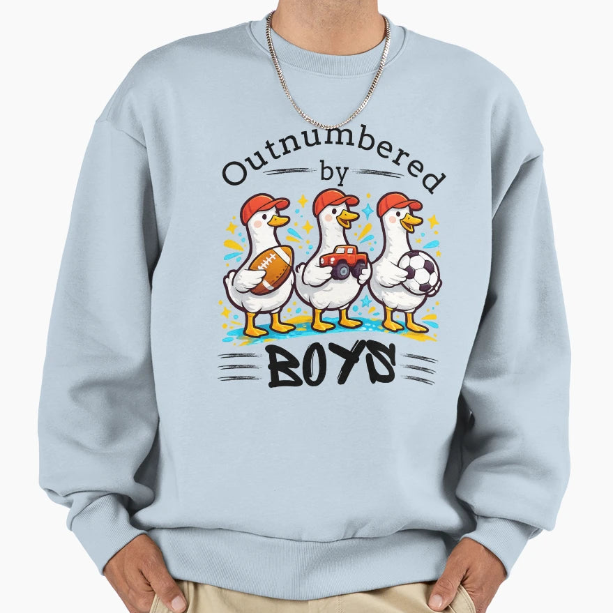 Outnumbered T-Shirt - Graphic Print Men Women - T-Shirt, Sweatshirt, Hoodie
