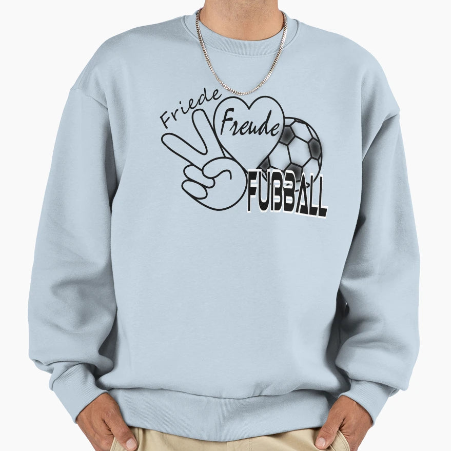 Peace Joy Football Sweatshirt - Casual Everyday Wear Men Women - T-Shirt, Sweatshirt, Hoodie