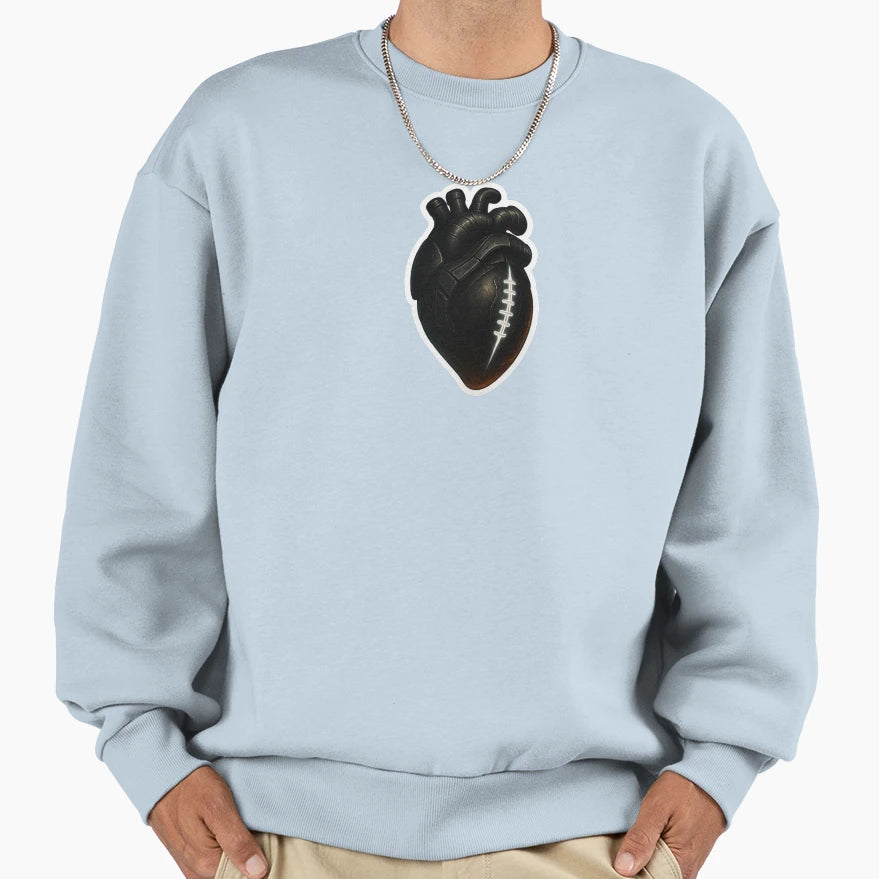 Heart Steel Sweatshirt - Fun Novelty Design Men Women - T-Shirt, Sweatshirt, Hoodie