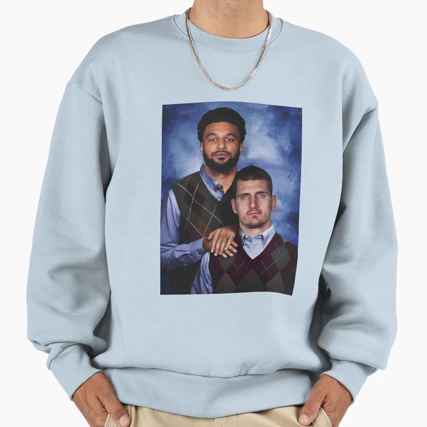 Nikola Jokic Jamal Murray Denver Sweatshirt - Unique Graphic for Adults - T-Shirt, Sweatshirt, Hoodie