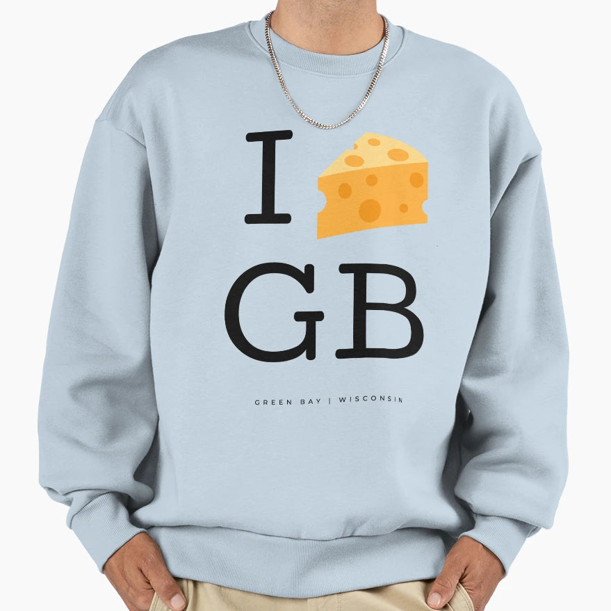 I Cheese Gb Sweatshirt - Minimalist Print Men Women - T-Shirt, Sweatshirt, Hoodie