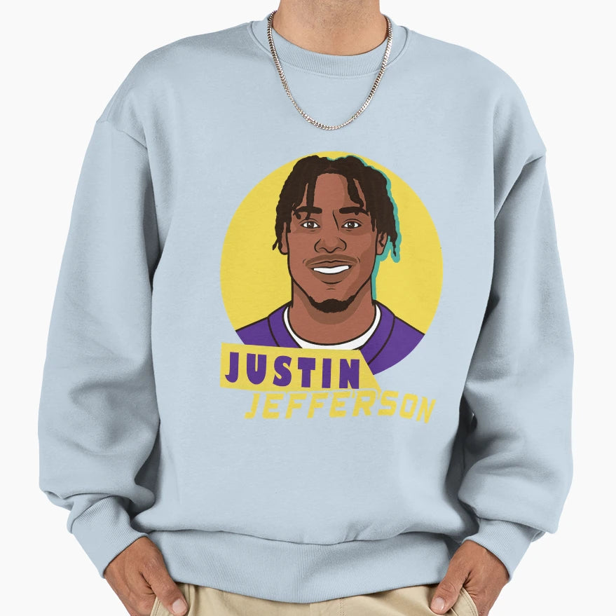 JJ Griddy Step Minnesota Vikings Sweatshirt - Graphic Print Unisex - T-Shirt, Sweatshirt, Hoodie