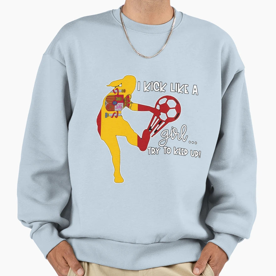World Cup 2023 Team Spain Sweatshirt - Trendy Graphic for Adults - T-Shirt, Sweatshirt, Hoodie