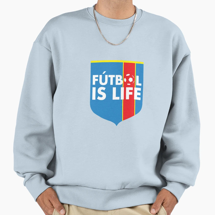 Futbol Is Life Football Is Life Soccer Sweatshirt - Trendy Graphic Unisex - T-Shirt, Sweatshirt, Hoodie