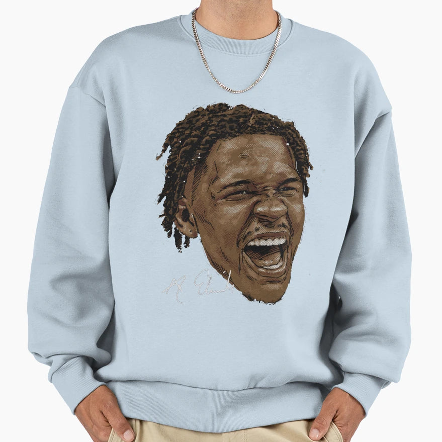Anthony Edwards Scream Sweatshirt - Fun Novelty Design for Adults - T-Shirt, Sweatshirt, Hoodie