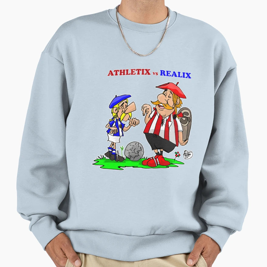 Basque Football Derby Sweatshirt - Minimalist Print Men Women - T-Shirt, Sweatshirt, Hoodie