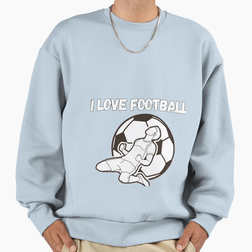 Love Football Sweatshirt - Novelty Apparel Unisex - T-Shirt, Sweatshirt, Hoodie