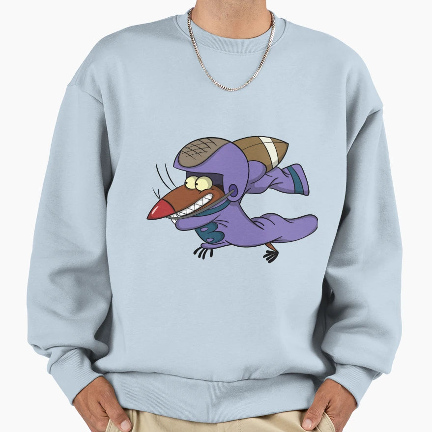 Dagget Football Player Sweatshirt - Streetwear Style Unisex - T-Shirt, Sweatshirt, Hoodie
