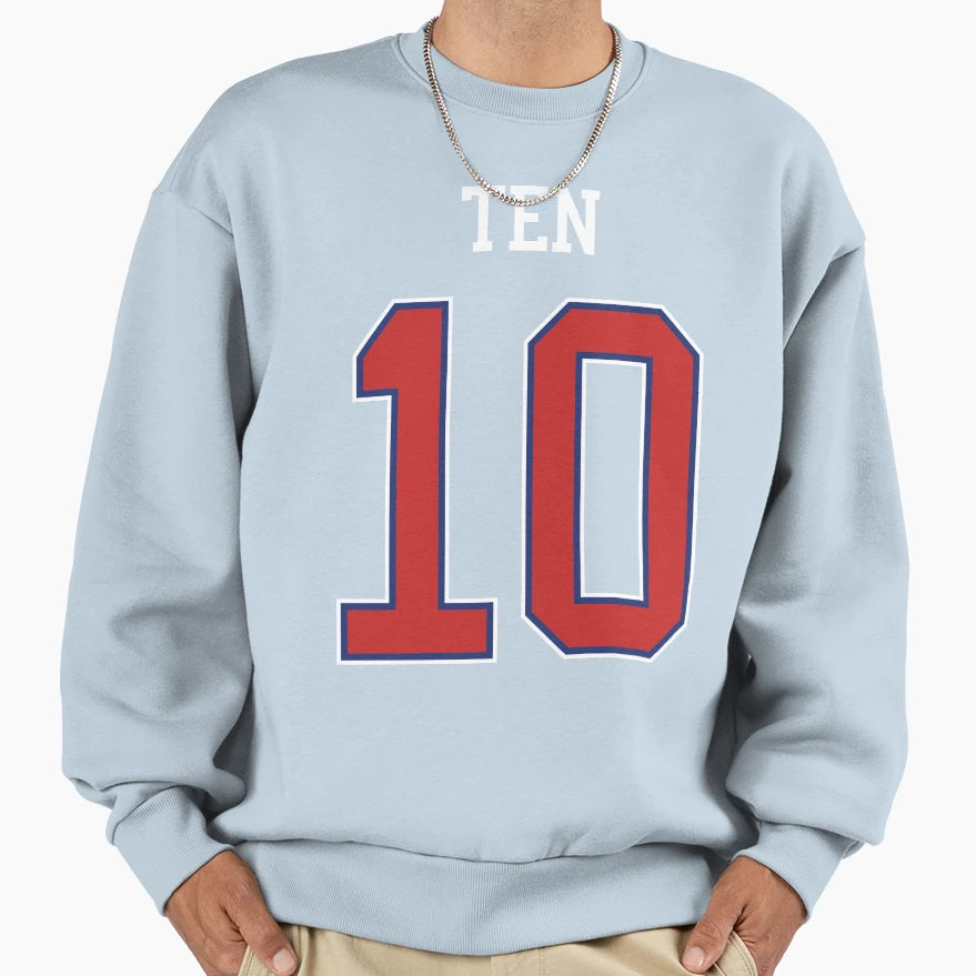 Ncts Ten S Hockey Jersey Sweatshirt - Casual Everyday Wear for Adults - T-Shirt, Sweatshirt, Hoodie