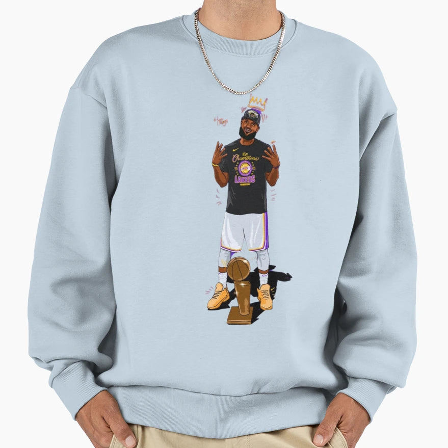 Lebron James Champ Sweatshirt - Graphic Print Unisex - T-Shirt, Sweatshirt, Hoodie