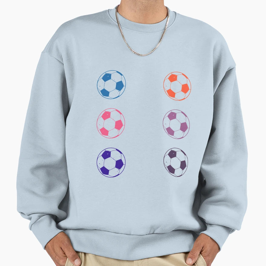 Soccer Ball Sweatshirt - Streetwear Style Unisex - T-Shirt, Sweatshirt, Hoodie