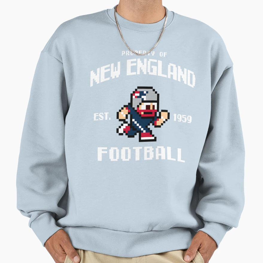 Property New England Patriots Sweatshirt - Trendy Graphic for Adults - T-Shirt, Sweatshirt, Hoodie