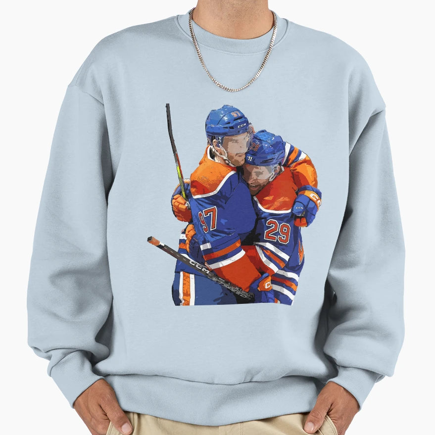 Mcdavid Draisaitl Sweatshirt - Minimalist Print Men Women - T-Shirt, Sweatshirt, Hoodie