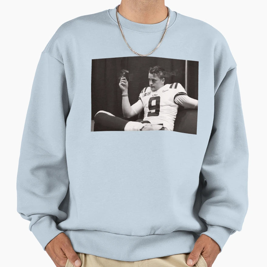 JB Smoking Cigarr Sweatshirt - Aesthetic Graphic Unisex - T-Shirt, Sweatshirt, Hoodie