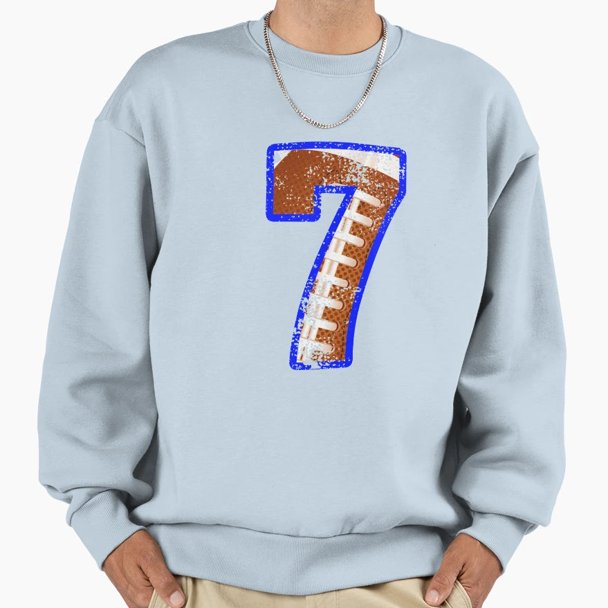 American Football Player Number Sweatshirt - Novelty Apparel Men Women - T-Shirt, Sweatshirt, Hoodie