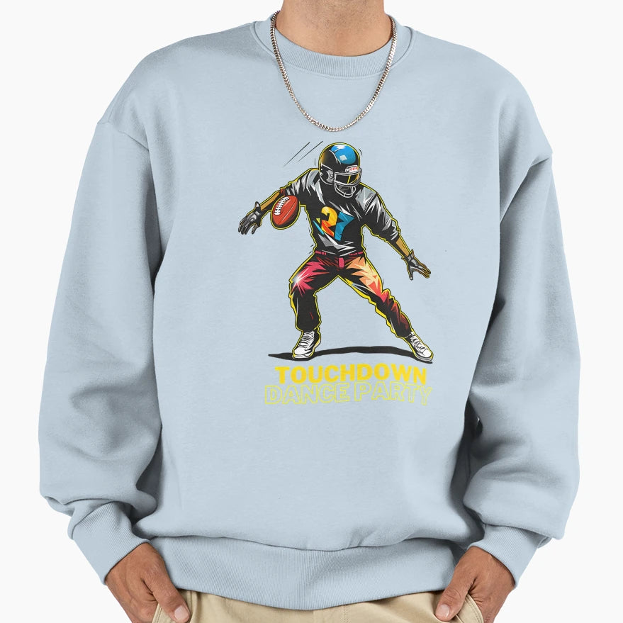 Touchdown Dance Party Sweatshirt - Aesthetic Graphic for Adults - T-Shirt, Sweatshirt, Hoodie