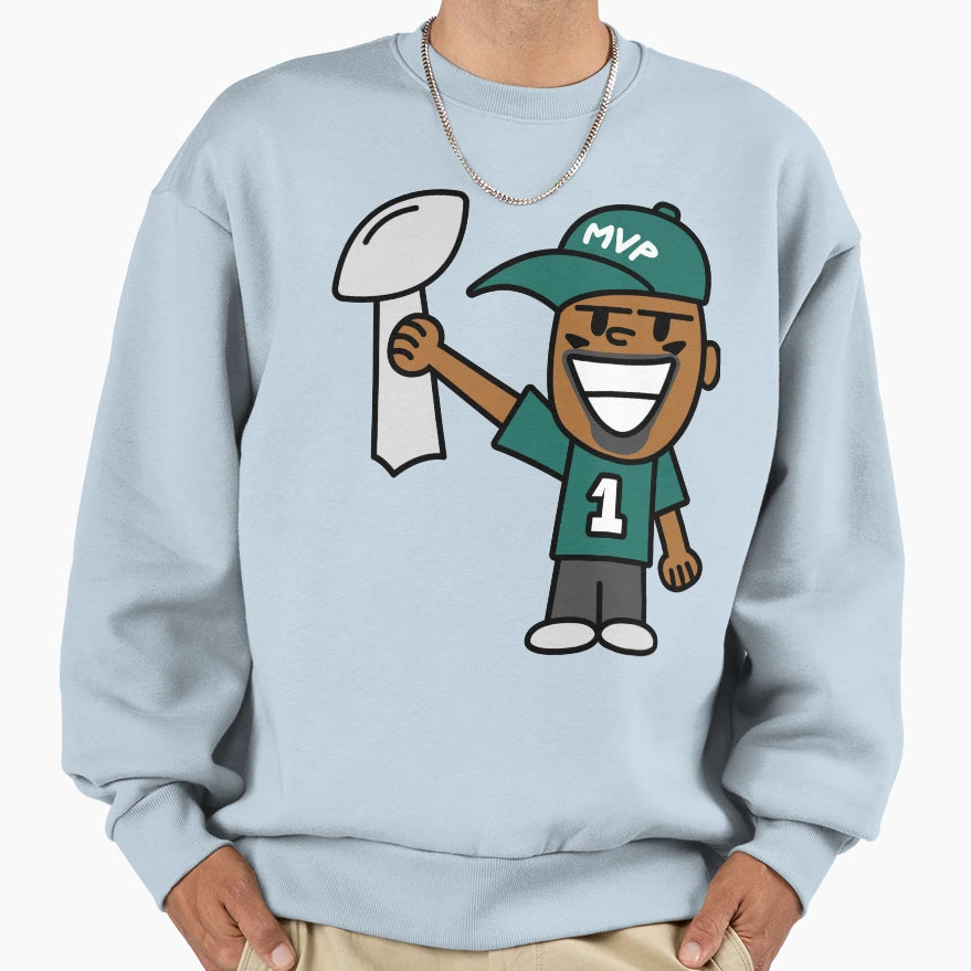JH Super Bowl Mvp Sweatshirt - Trendy Graphic Men Women - T-Shirt, Sweatshirt, Hoodie