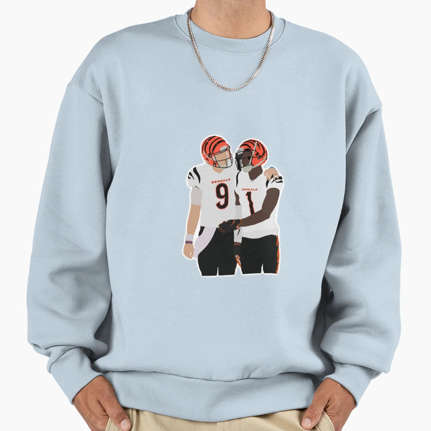 JB And Jamarr Chase Sweatshirt - Novelty Apparel for Adults - T-Shirt, Sweatshirt, Hoodie