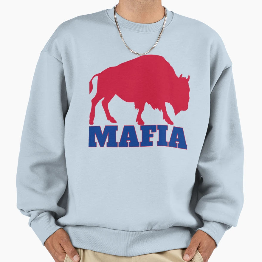 Bills Mafia Great Gift Buffalo Sweatshirt - Minimalist Print for Adults - T-Shirt, Sweatshirt, Hoodie