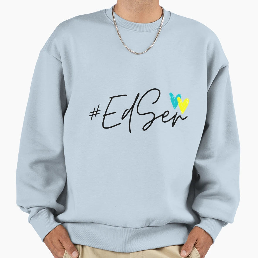 Edser Sweatshirt - Minimalist Print for Adults - T-Shirt, Sweatshirt, Hoodie