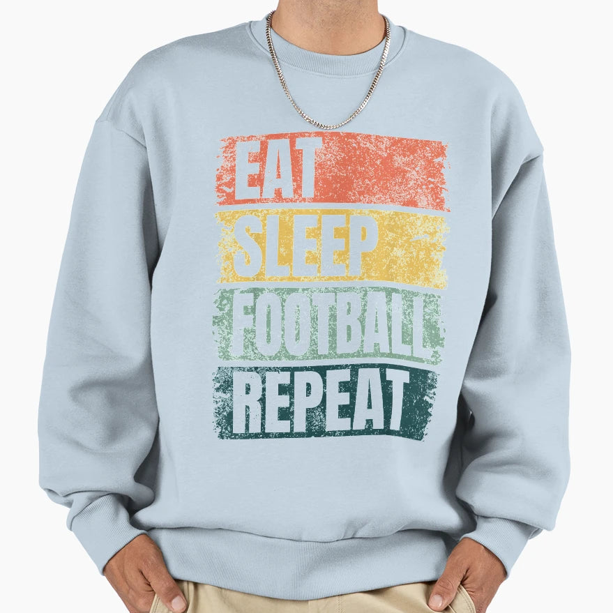 Player Gifts Eat Sleep Repeat Sweatshirt - Aesthetic Graphic Men Women - T-Shirt, Sweatshirt, Hoodie