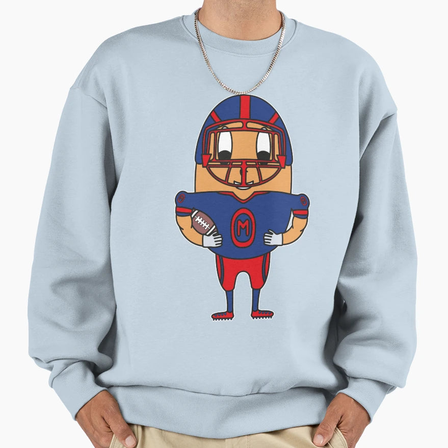 American Football Player Egg Sweatshirt - Casual Everyday Wear Men Women - T-Shirt, Sweatshirt, Hoodie