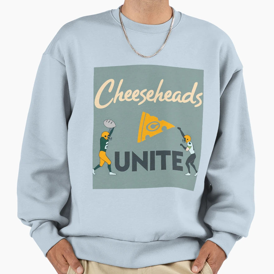 Cheeseheads Unite Passionate Sweatshirt - Streetwear Style Men Women - T-Shirt, Sweatshirt, Hoodie