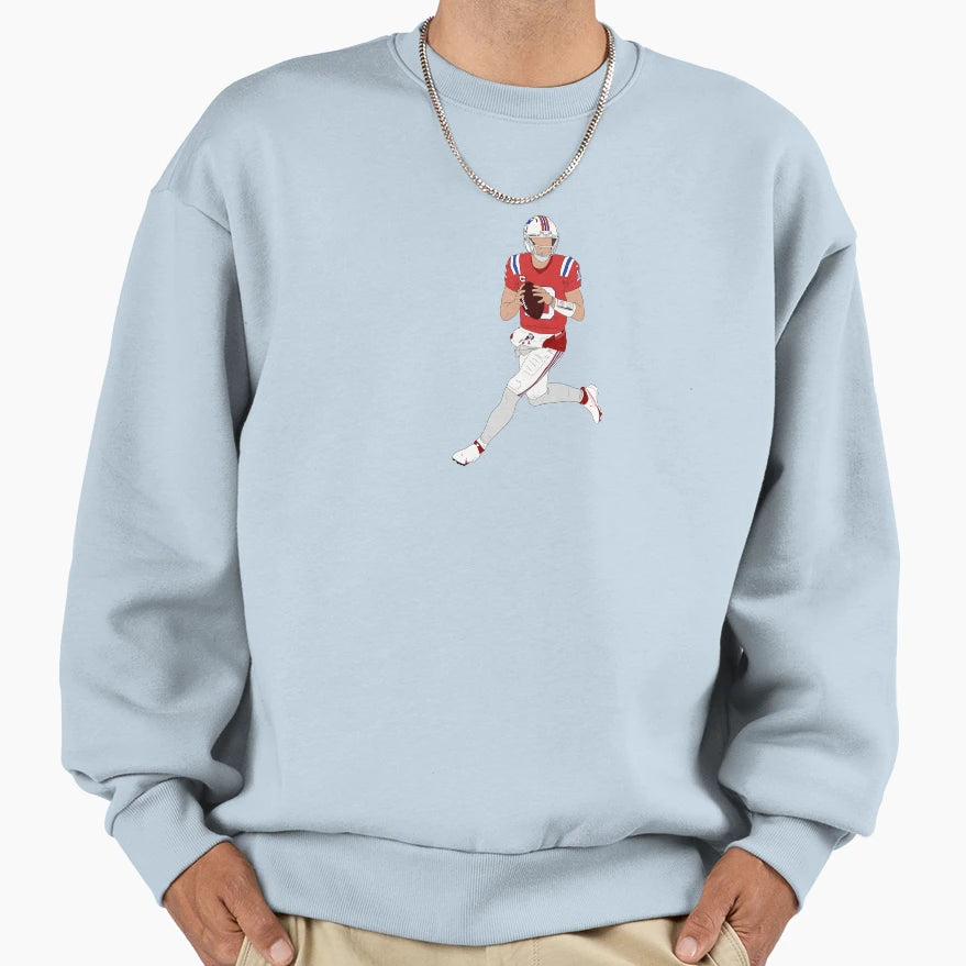 Maye We Trust New England Sweatshirt - Unique Graphic for Adults - T-Shirt, Sweatshirt, Hoodie