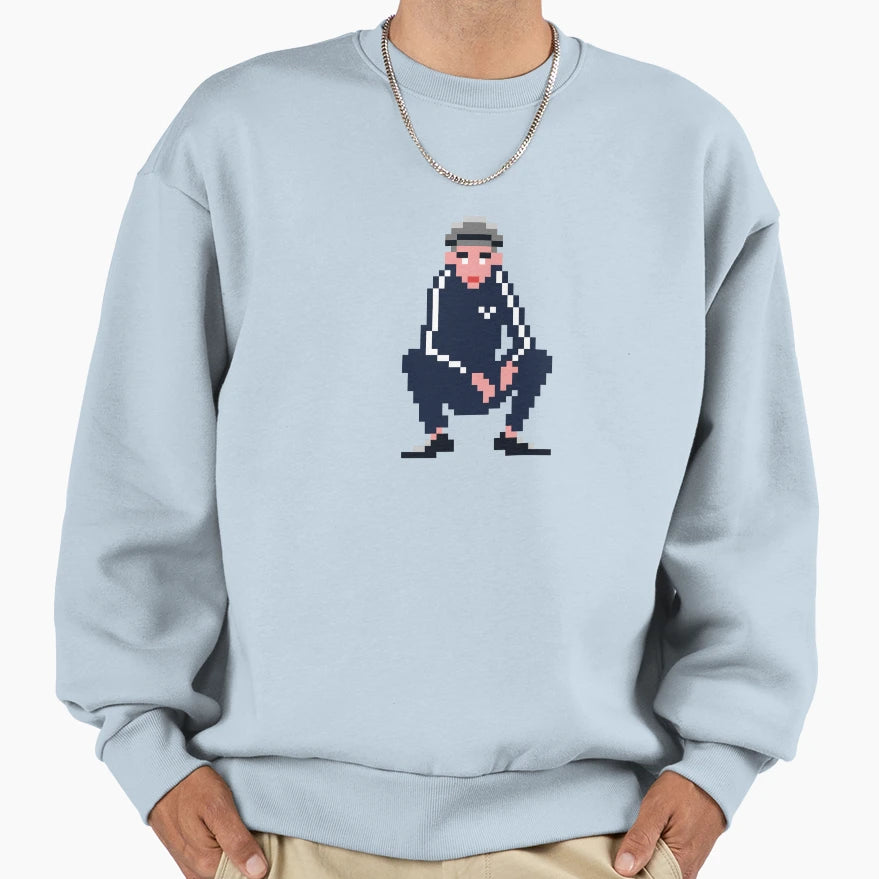 Slav Squat Gopnik Pixel Art T-Shirt - Trendy Graphic Men Women - T-Shirt, Sweatshirt, Hoodie