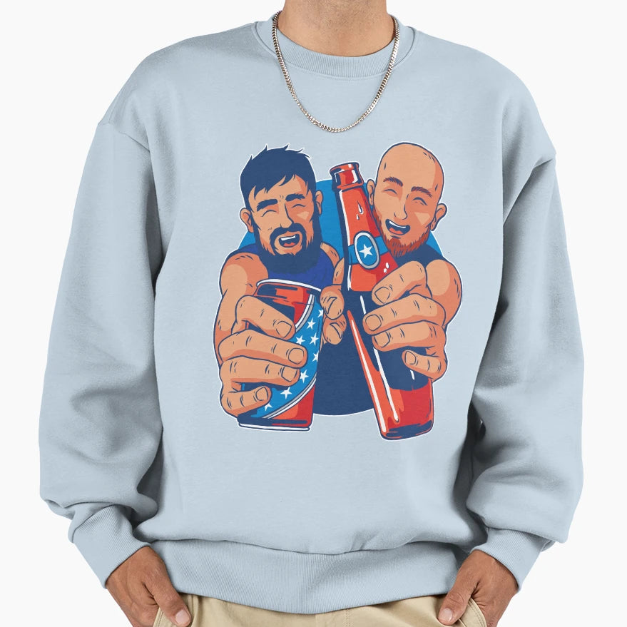 American Beer Friends Sweatshirt - Novelty Apparel Men Women - T-Shirt, Sweatshirt, Hoodie