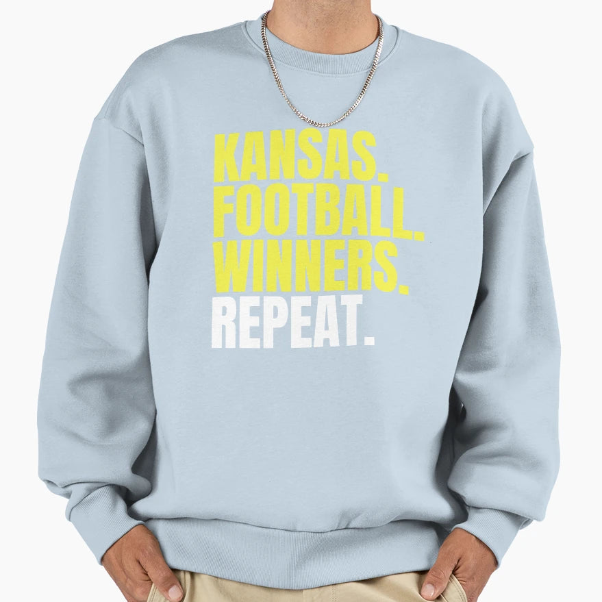 Kansas City Football Kansas Football Sweatshirt - Custom Art Print Unisex - T-Shirt, Sweatshirt, Hoodie