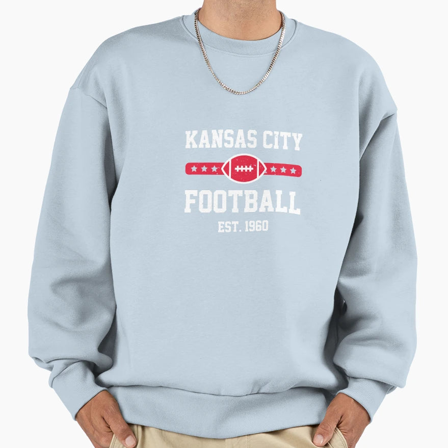 Kansas City Football American Football Sweatshirt - Streetwear Style Unisex - T-Shirt, Sweatshirt, Hoodie