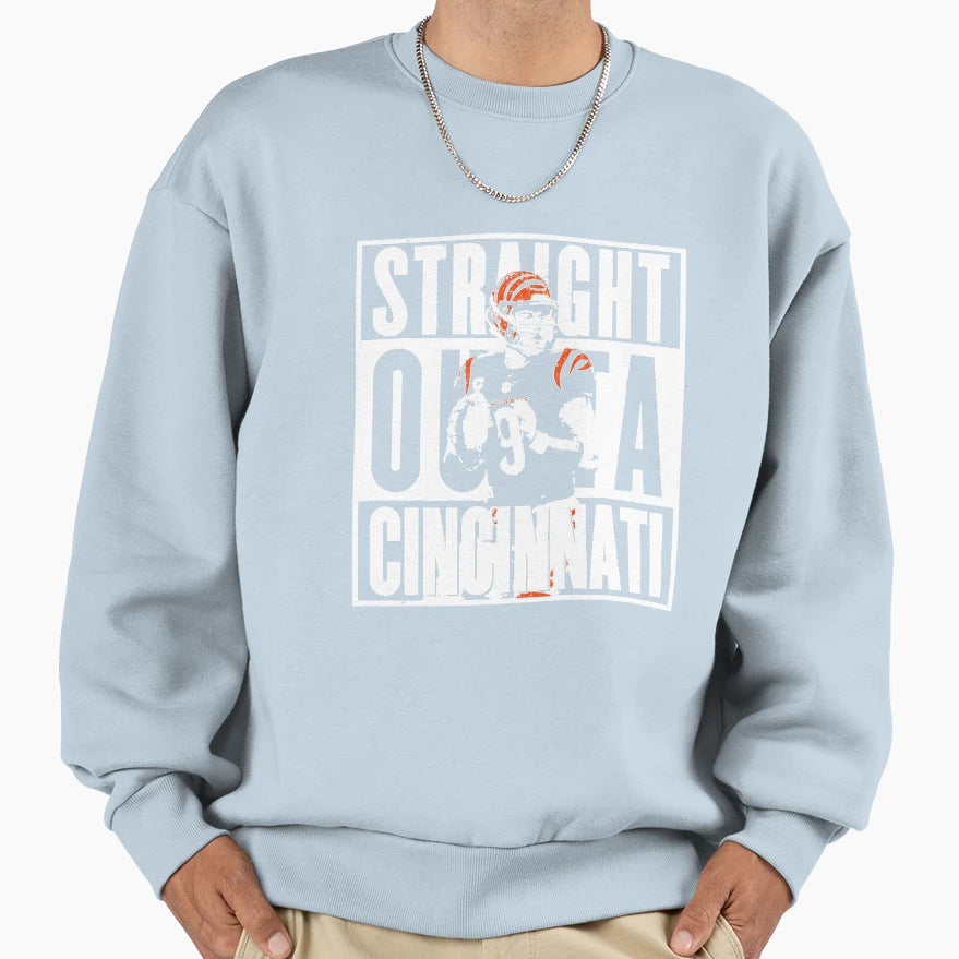 Player Sports Quarterback 14 Wide Sweatshirt - Casual Everyday Wear Unisex - T-Shirt, Sweatshirt, Hoodie