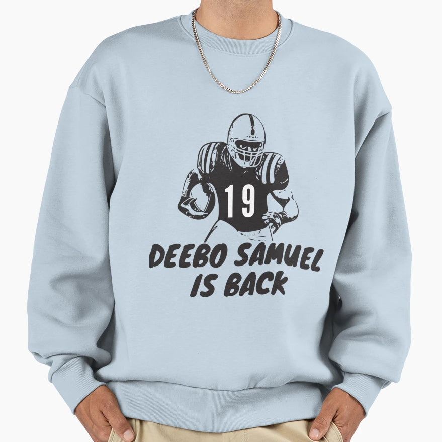 DS Is Back Black And White Sweatshirt - Trendy Graphic Men Women - T-Shirt, Sweatshirt, Hoodie