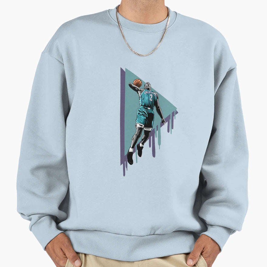 Nba Legends Larry Johnson Sweatshirt - Trendy Graphic Men Women - T-Shirt, Sweatshirt, Hoodie