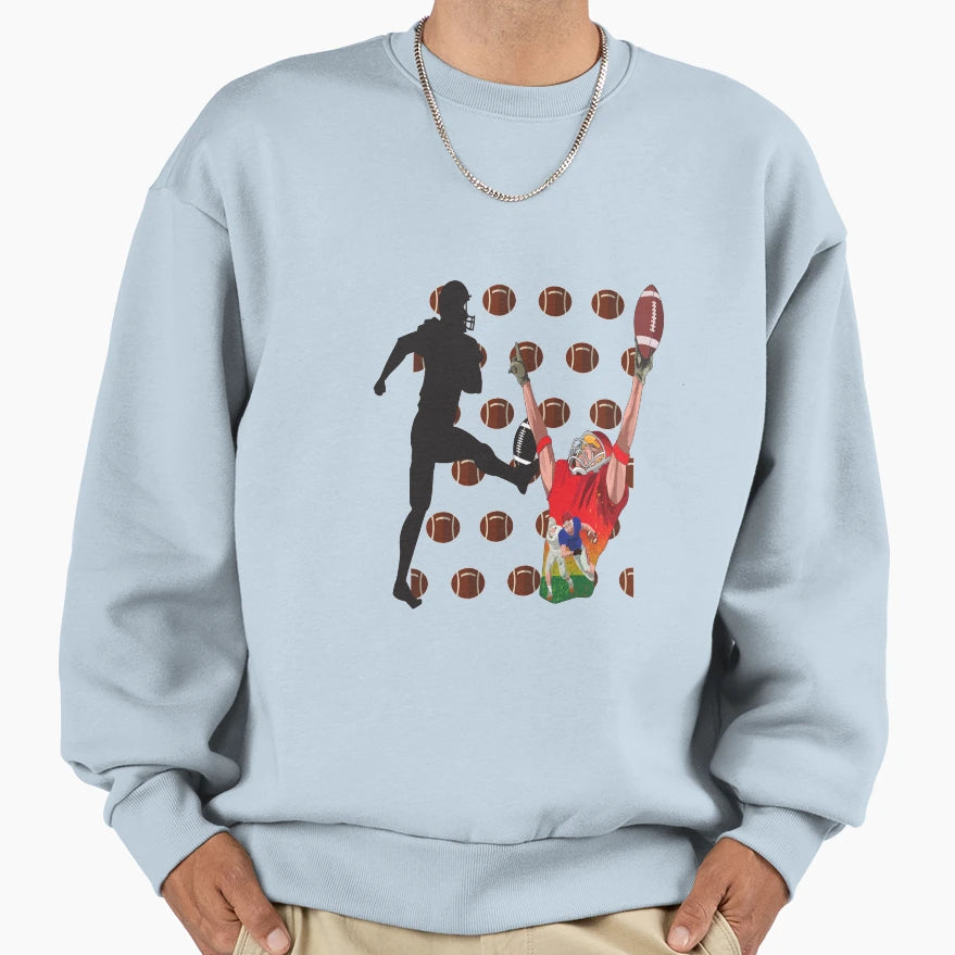 Quarterback Sweatshirt - Aesthetic Graphic Unisex - T-Shirt, Sweatshirt, Hoodie
