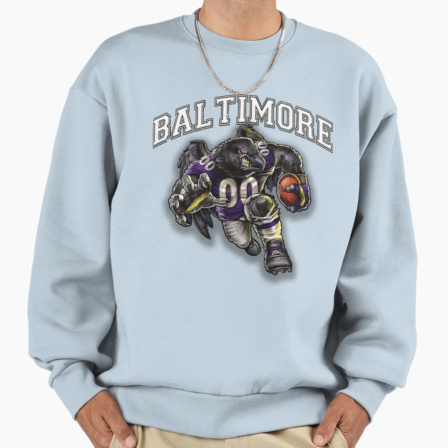 Baltimore Football Sweatshirt - Casual Everyday Wear for Adults - T-Shirt, Sweatshirt, Hoodie
