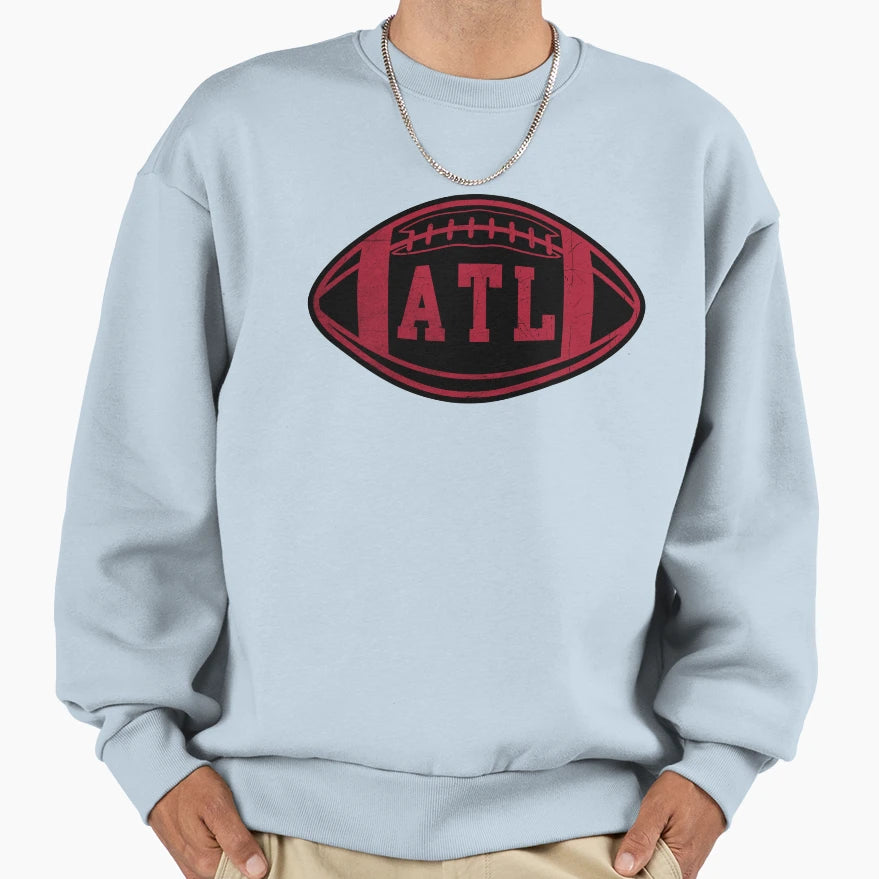 Atlanta Throwback Football Sweatshirt - Graphic Print for Adults - T-Shirt, Sweatshirt, Hoodie
