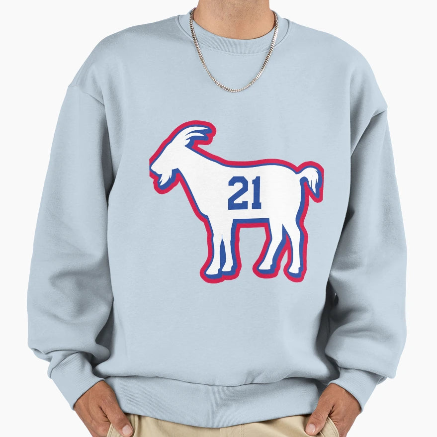 Phi Goat 21 Red Sweatshirt - Casual Everyday Wear Men Women - T-Shirt, Sweatshirt, Hoodie